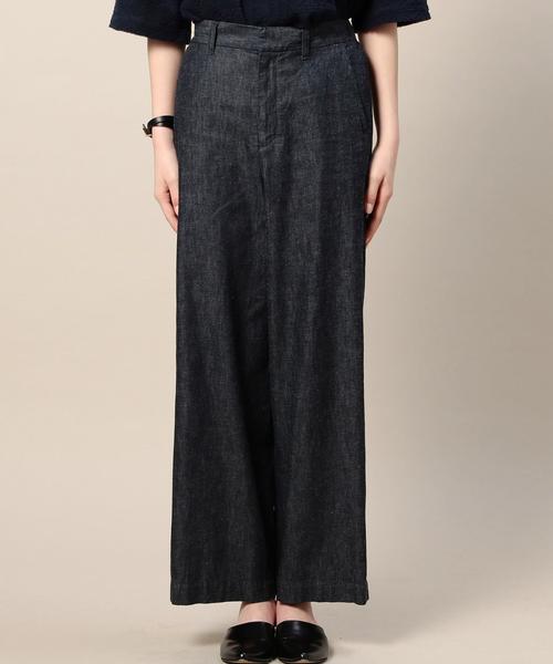 BEAUTY&YOUTH UNITED ARROWS(ビューティーアンドユースユナイテッドアローズ)の「BY デニムワイドパンツ◆(デニムパンツ・レディース・コバルトブルー/ネイビー・SMALL/MEDIUM)」の4枚目の写真