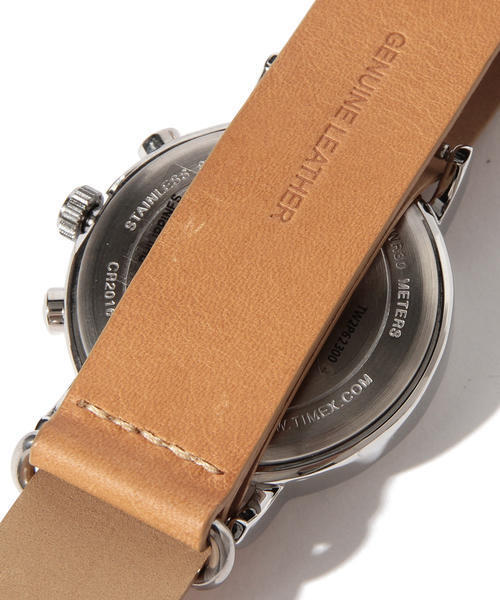 TIMEX（タイメックス）の「TIMEX / Weekender クロノグラフ Brown/Navy（アナログ腕時計・レディース・ブラウン・ONE SIZE）」の5枚目の写真