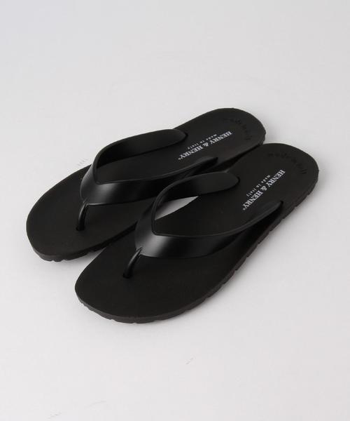 HENRY&HENRY(ヘンリーアンドヘンリー)の「HENRY&HENRY/ヘンリーヘンリー/OC フリッパー サンダル(ビーチサンダル・レディース・ワインレッド/ブラック/シルバー/ゴールド・37/36)」の2枚目の写真