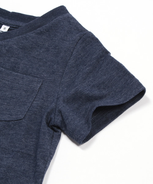 GLOBAL WORK(グローバルワーク)の「VネックポケT半袖/724386(Tシャツ/カットソー・キッズ・ホワイト/グリーン/ネイビー/ライトピンク/グレー・LARGE/SMALL/X-LARGE/MEDIUM)」の8枚目の写真