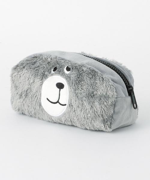 coen（コーエン）の「ベアリバーシブルポーチ（ポーチ・レディース・グレー/ブラウン/ブラック/ピンク・FREE）」の6枚目の写真