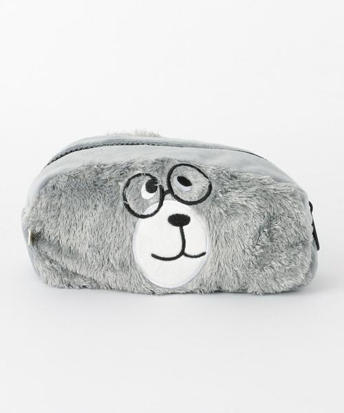 coen（コーエン）の「ベアリバーシブルポーチ（ポーチ・レディース・グレー/ブラウン/ブラック/ピンク・FREE）」の10枚目の写真