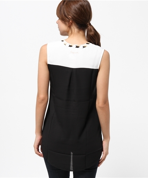 Desigual（デシグアル）の「「Desigual/デシグアル」ブラウス（シャツ/ブラウス・レディース・ブラック・X-SMALL/LARGE/MEDIUM/SMALL）」の4枚目の写真