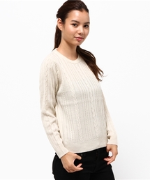 koe | ベーシックケーブルニットプルオーバー(ニット/セーター)