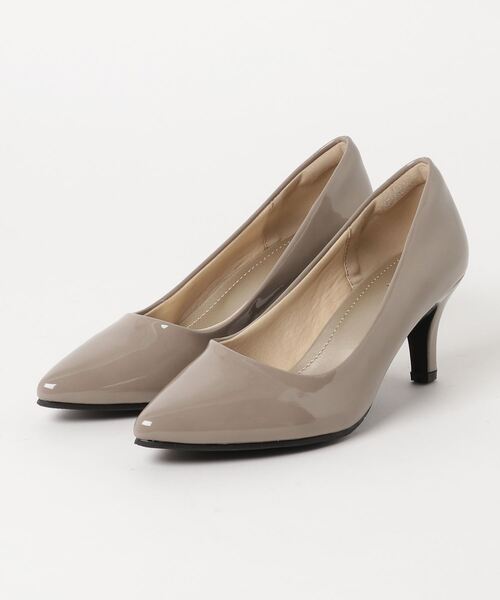 ALETTA(アレッタ)の「ALETTA-アレッタ- 究極のプレーンパンプス -ポインテッド-(パンプス・レディース・シルバーグレー/ブラック/グレイッシュベージュ/ライトピンク/ブラック系その他/ライトグレー/ネイビー/アッシュブラウン/ライトブルー/ベージュ系その他/グレー系その他/クリアブラック/ベージュ/ピンクベージュ/グレー/シルバー/インディゴブルー/サンドベージュ/モカ/杢グレー/サーモンピンク/ブルー系その他/ローズ/ライトベージュ/ライトブラウン/バーガンディー/ミックスグレー/ダークネイビー/ブラウン/ダークグリーン/シルバー系その他/その他/ダークブラウン/スモークピンク/エメラルド/ブラウン系その他/グレー系その他2/ナチュラル/ブラック系/トップグレー・23.5cm/24.5cm/22.0cm/26.0cm/23.0cm/25.0cm/22.5cm/25.5cm/24.0cm/21.5cm)」の11枚目の写真