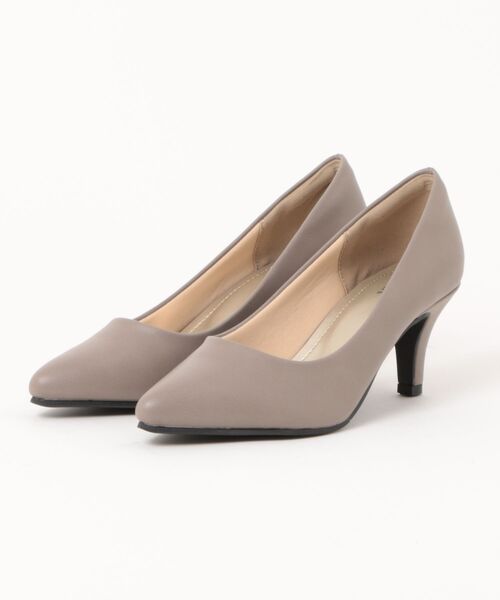 ALETTA(アレッタ)の「ALETTA-アレッタ- 究極のプレーンパンプス -ポインテッド-(パンプス・レディース・シルバーグレー/ブラック/グレイッシュベージュ/ライトピンク/ブラック系その他/ライトグレー/ネイビー/アッシュブラウン/ライトブルー/ベージュ系その他/グレー系その他/クリアブラック/ベージュ/ピンクベージュ/グレー/シルバー/インディゴブルー/サンドベージュ/モカ/杢グレー/サーモンピンク/ブルー系その他/ローズ/ライトベージュ/ライトブラウン/バーガンディー/ミックスグレー/ダークネイビー/ブラウン/ダークグリーン/シルバー系その他/その他/ダークブラウン/スモークピンク/エメラルド/ブラウン系その他/グレー系その他2/ナチュラル/ブラック系/トップグレー・23.5cm/24.5cm/22.0cm/26.0cm/23.0cm/25.0cm/22.5cm/25.5cm/24.0cm/21.5cm)」の9枚目の写真