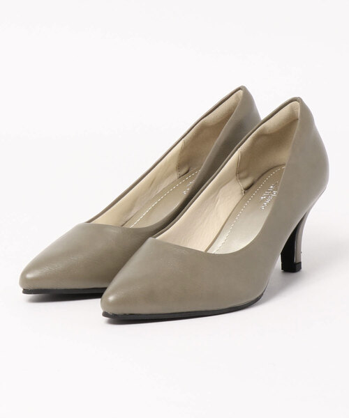 ALETTA(アレッタ)の「ALETTA-アレッタ- 究極のプレーンパンプス -ポインテッド-(パンプス・レディース・シルバーグレー/ブラック/グレイッシュベージュ/ライトピンク/ブラック系その他/ライトグレー/ネイビー/アッシュブラウン/ライトブルー/ベージュ系その他/グレー系その他/クリアブラック/ベージュ/ピンクベージュ/グレー/シルバー/インディゴブルー/サンドベージュ/モカ/杢グレー/サーモンピンク/ブルー系その他/ローズ/ライトベージュ/ライトブラウン/バーガンディー/ミックスグレー/ダークネイビー/ブラウン/ダークグリーン/シルバー系その他/その他/ダークブラウン/スモークピンク/エメラルド/ブラウン系その他/グレー系その他2/ナチュラル/ブラック系/トップグレー・23.5cm/24.5cm/22.0cm/26.0cm/23.0cm/25.0cm/22.5cm/25.5cm/24.0cm/21.5cm)」の17枚目の写真