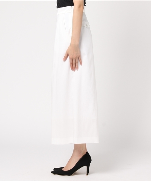 GUILD PRIME（ギルドプライム）の「【GUILD PRIME】WOMENS インサイドプリーツワイドパンツ（その他パンツ・レディース・ホワイト・34/36）」の3枚目の写真