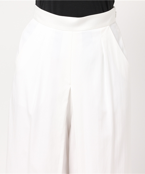GUILD PRIME（ギルドプライム）の「【GUILD PRIME】WOMENS インサイドプリーツワイドパンツ（その他パンツ・レディース・ホワイト・34/36）」の5枚目の写真