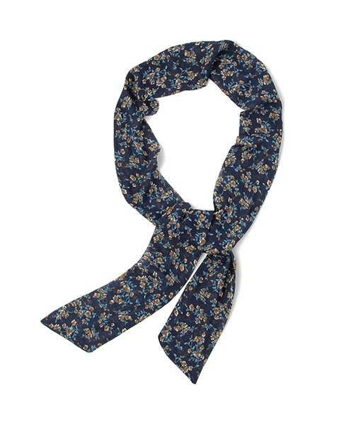 studio CLIP（スタディオクリップ）の「【新色追加】細幅マルチスカーフ（ストール/ショール・レディース・キャメル/ネイビー/アイボリー/ブラック/その他1/マスタード・FREE）」の4枚目の写真