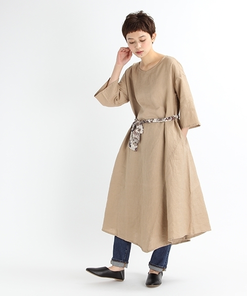 studio CLIP（スタディオクリップ）の「【新色追加】細幅マルチスカーフ（ストール/ショール・レディース・キャメル/ネイビー/アイボリー/ブラック/その他1/マスタード・FREE）」の16枚目の写真