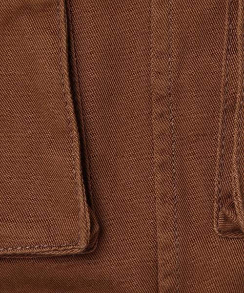 Another Edition(アナザーエディション)の「CHINO 2ポケットベルトVEST ◆(ベスト・レディース・ブラウン/ネイビー・FREE)」の4枚目の写真