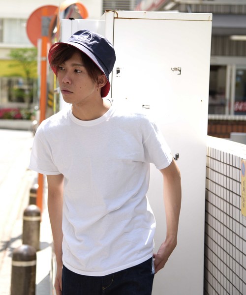 KANGOL（カンゴール）の「【KANGOL】SMU COTTON BUCKET / 【カンゴール】コットン バケット（ハット・メンズ・ホワイト/ブラック/ネイビー/レッド・LARGE）」の4枚目の写真