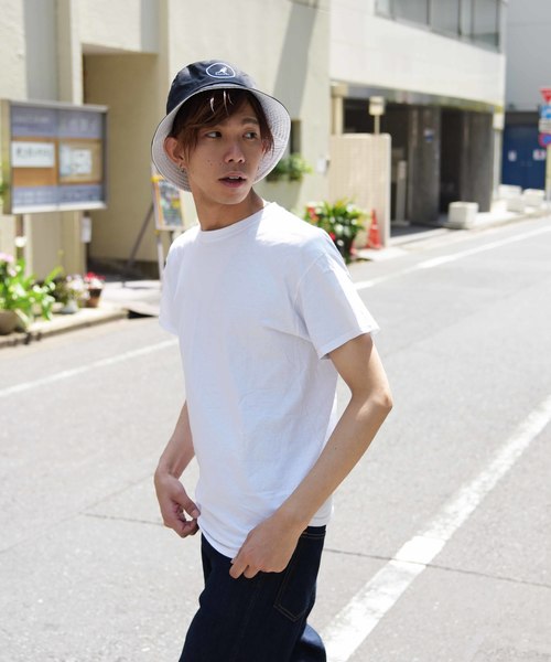 KANGOL（カンゴール）の「【KANGOL】SMU COTTON BUCKET / 【カンゴール】コットン バケット（ハット・メンズ・ホワイト/ブラック/ネイビー/レッド・LARGE）」の3枚目の写真