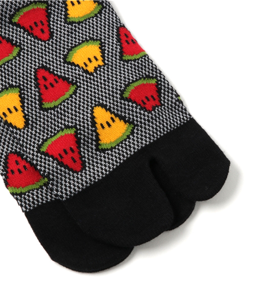 カヤ（カヤ）の「【カヤ】“涼しさ、さらり” 鹿の子編み足袋くつ下 短丈23～25cm（ソックス/靴下・レディース・ホワイト×ピンク/ダークブルー/ブラック×レッド/ホワイト×グリーン/ライトブルー・FREE）」の13枚目の写真