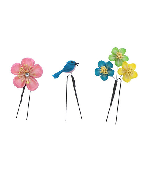 Uピン髪飾りセット お花と鳥 和装小物 Kimonomachi キモノマチ のファッション通販 Zozotown