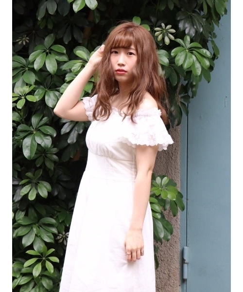 dazzlin（ダズリン）の「コットンビスチェロンパース（つなぎ/オールインワン・レディース・パープル/ブラウン/オフホワイト・FREE）」の5枚目の写真