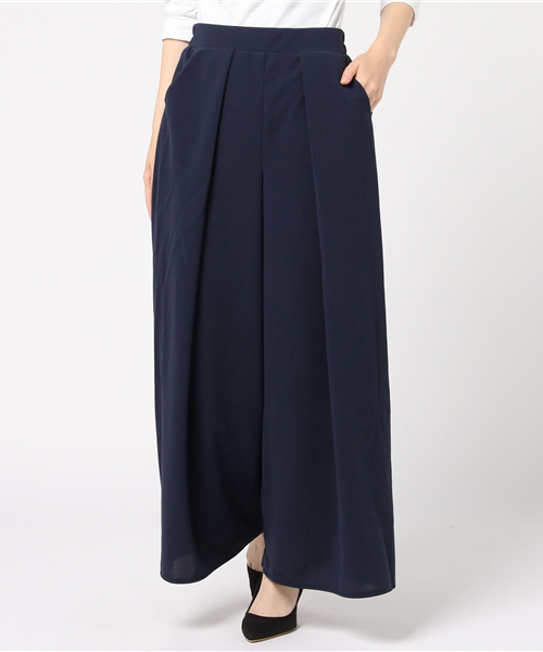 Re:EDIT(リエディ)の「薄手ポンチフロントタックワイドパンツ(その他パンツ・レディース・ブラック/ブラウン/レッド/ブルーグリーン/パープル/ネイビー/グリーン・MEDIUM/LARGE)」の18枚目の写真