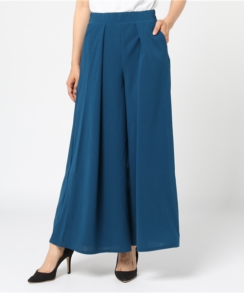 Re:EDIT(リエディ)の「薄手ポンチフロントタックワイドパンツ(その他パンツ・レディース・ブラック/ブラウン/レッド/ブルーグリーン/パープル/ネイビー/グリーン・MEDIUM/LARGE)」の20枚目の写真