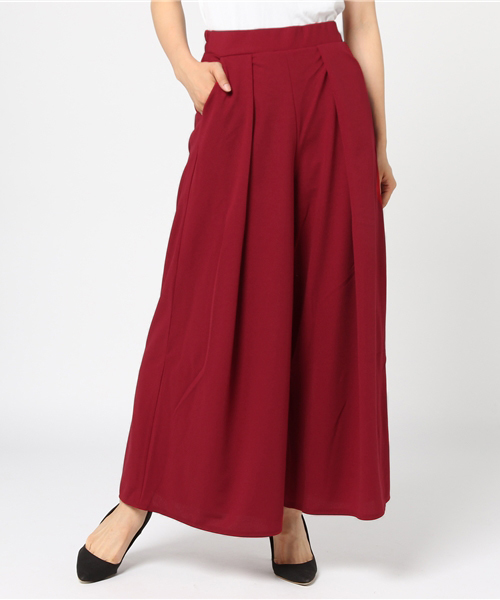 Re:EDIT(リエディ)の「薄手ポンチフロントタックワイドパンツ(その他パンツ・レディース・ブラック/ブラウン/レッド/ブルーグリーン/パープル/ネイビー/グリーン・MEDIUM/LARGE)」の22枚目の写真