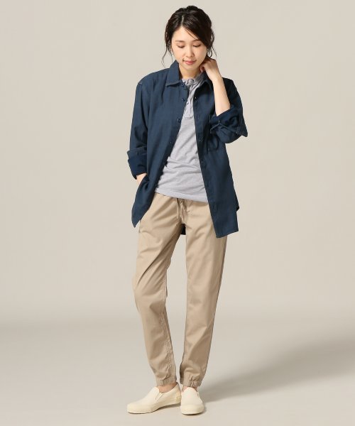 SAVE KHAKI UNITED(セーブカーキユナイテッド)の「HOMEWORK Denim Overshirt #(シャツ/ブラウス・メンズ・ダークブルー・LARGE/MEDIUM/SMALL/X-SMALL)」の12枚目の写真