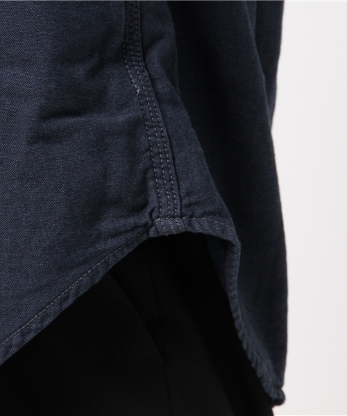SAVE KHAKI UNITED(セーブカーキユナイテッド)の「HOMEWORK Denim Overshirt #(シャツ/ブラウス・メンズ・ダークブルー・LARGE/MEDIUM/SMALL/X-SMALL)」の6枚目の写真