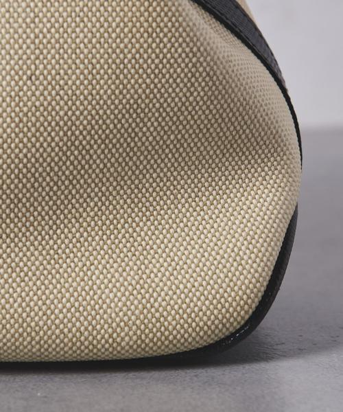 TOFF&LOADSTONE（トフアンドロードストーン）の「＜TOFF&LOADSTONE（トフアンドロードストーン）＞ 4261 キャンバス バッグ（トートバッグ・レディース・ブラック/グレー・FREE）」の9枚目の写真