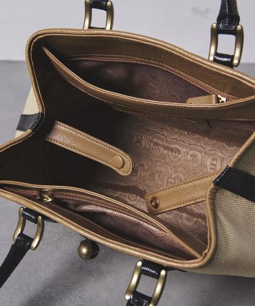 TOFF&LOADSTONE（トフアンドロードストーン）の「＜TOFF&LOADSTONE（トフアンドロードストーン）＞ 4261 キャンバス バッグ（トートバッグ・レディース・ブラック/グレー・FREE）」の11枚目の写真