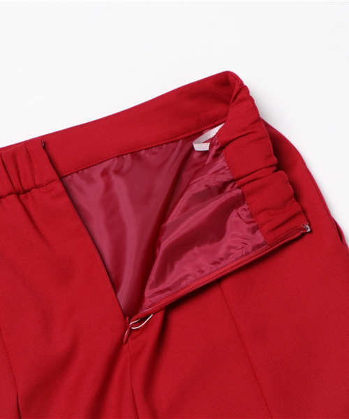 RIVE DROITE（リヴドロワ）の「ダブルクロスロングタイトスカート（スカート・レディース・ブラック/ベージュ/レッド・38/36）」の11枚目の写真