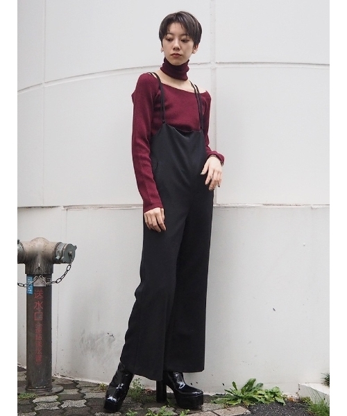 MURUA(ムルーア)の「タートルチョーカー付ニット(ニット/セーター・レディース・ブラック/ボルドー/マスタード/グリーン・FREE)」の16枚目の写真