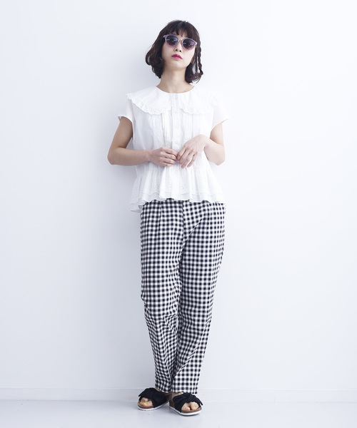 MERLOT（メルロー）の「メタルコンビボストンサングラス501-4372（サングラス・レディース・ブラック/パープル/ピンク/ブルー・FREE）」の12枚目の写真