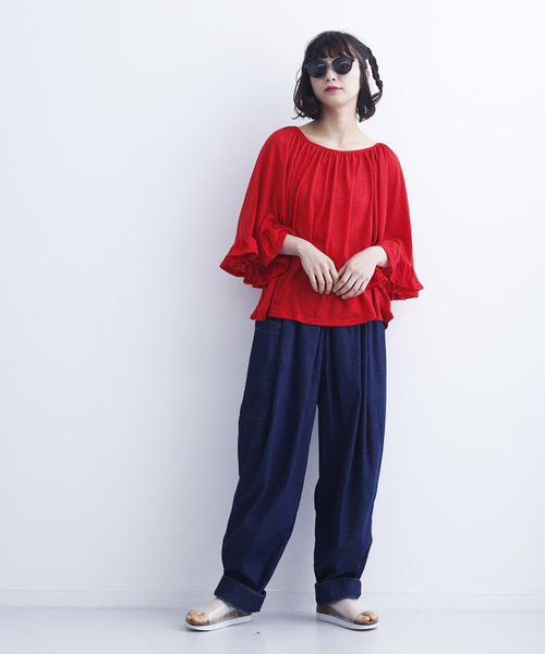 MERLOT（メルロー）の「メタルコンビボストンサングラス501-4372（サングラス・レディース・ブラック/パープル/ピンク/ブルー・FREE）」の7枚目の写真