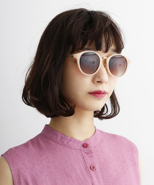 MERLOT（メルロー）の「メタルコンビボストンサングラス501-4372（サングラス・レディース・ブラック/パープル/ピンク/ブルー・FREE）」の17枚目の写真