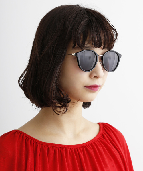 MERLOT（メルロー）の「メタルコンビボストンサングラス501-4372（サングラス・レディース・ブラック/パープル/ピンク/ブルー・FREE）」の18枚目の写真