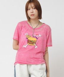 RNA | M0997 ボーンバーガーオパールウォッシュTシャツ(Tシャツ/カットソー)