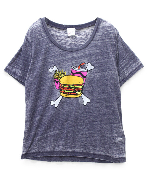 RNA（アールエヌエー）の「M0997 ボーンバーガーオパールウォッシュTシャツ（Tシャツ/カットソー・レディース・ホワイト/パープル/ピンク・MEDIUM）」の12枚目の写真