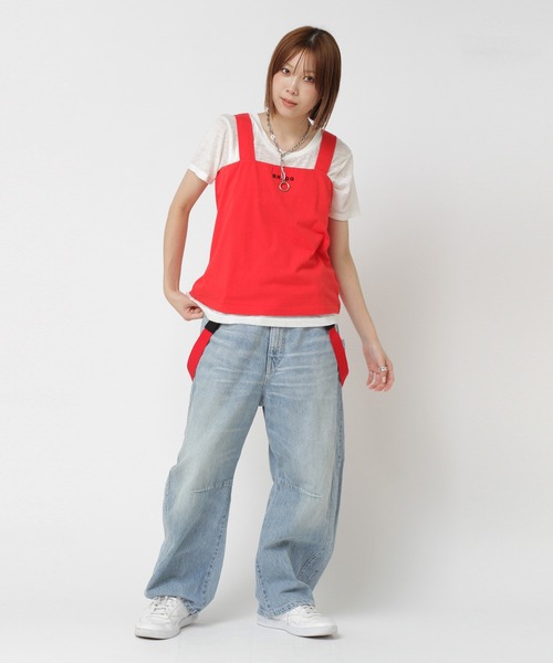 RNA（アールエヌエー）の「M0997 ボーンバーガーオパールウォッシュTシャツ（Tシャツ/カットソー・レディース・ホワイト/パープル/ピンク・MEDIUM）」の9枚目の写真