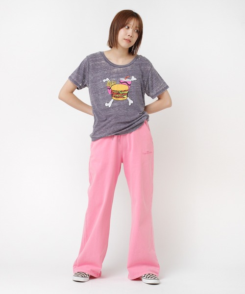 RNA（アールエヌエー）の「M0997 ボーンバーガーオパールウォッシュTシャツ（Tシャツ/カットソー・レディース・ホワイト/パープル/ピンク・MEDIUM）」の8枚目の写真