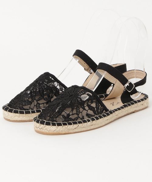 KOBE LETTUCE(コウベレタス)の「アンクルストラップ付ラウンドトゥジュートソールエスパドリーユサンダル(サンダル・レディース・ブラック系その他2/ブラック系その他/ホワイト/レッド/ネイビー/ホワイト系その他・L/LL/M/S)」の10枚目の写真