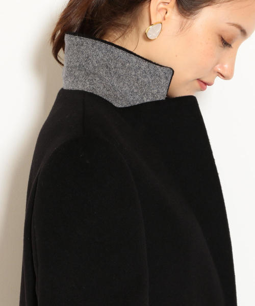 新品 グリーンレーベルリラクシング メリノ ネイビー チェスターコート