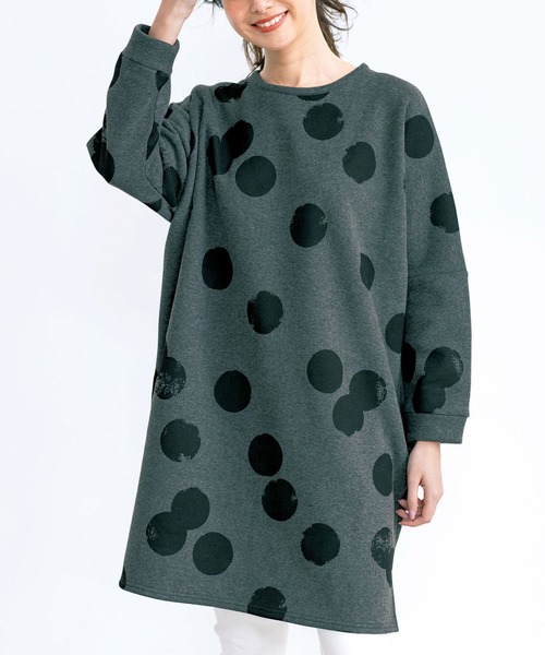 ドット柄裏起毛チュニック チュニック Ranan ラナン のファッション通販 Zozotown