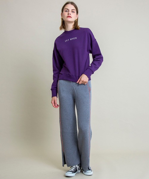 CINOH 紫 パンツ　38 新品　未使用品 チノ ガウチョパンツ CINOH 紫 パンツ 38 新品 未使用品 チノ ガウチョパンツ CINOH