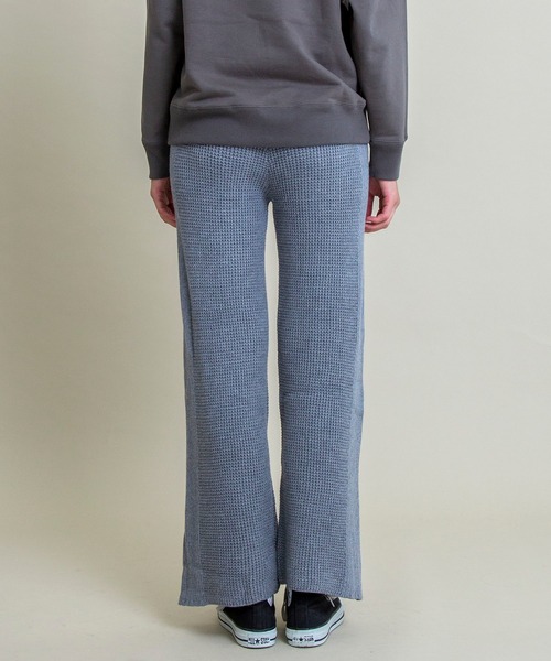 CINOH（チノ）の「【CINOH】STUDIOUS別注　ニットワッフルPT（その他パンツ・レディース・ブラック/グレー・36）」の12枚目の写真