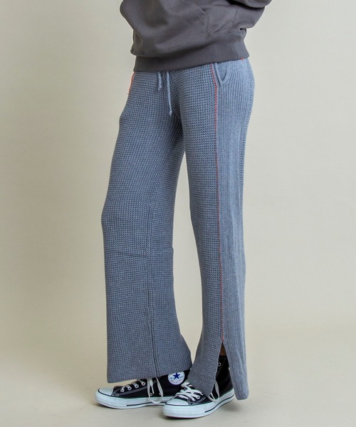 CINOH（チノ）の「【CINOH】STUDIOUS別注　ニットワッフルPT（その他パンツ・レディース・ブラック/グレー・36）」の10枚目の写真