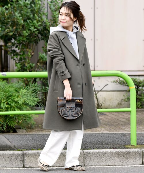 Liflattie Ships リフラティ シップス の Liflattie Ships メルトンシングルコート チェスターコート Wear
