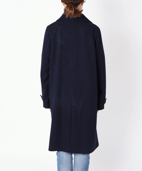 liflattie ships(リフラティ シップス)の「liflattie ships:メルトンシングルコート◇(チェスターコート・レディース・ネイビー/オリーブ/ピンク・SMALL/MEDIUM)」の15枚目の写真