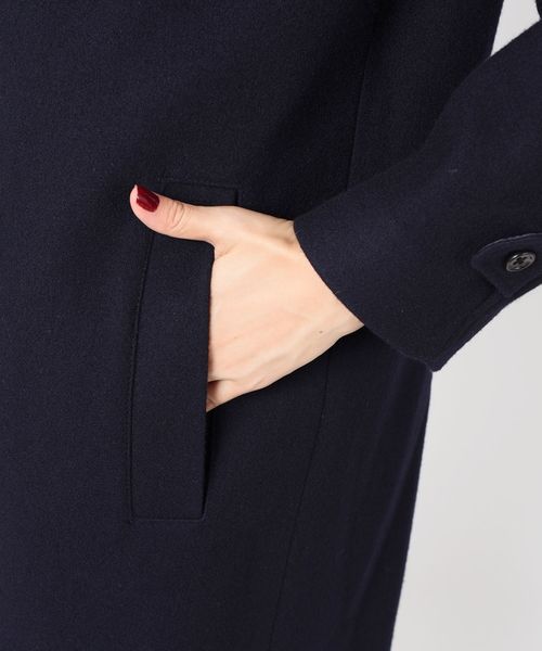 liflattie ships(リフラティ シップス)の「liflattie ships:メルトンシングルコート◇(チェスターコート・レディース・ネイビー/オリーブ/ピンク・SMALL/MEDIUM)」の18枚目の写真