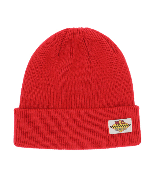 WC(ダブル シー)の「wc/アクリルニットCAP(ニットキャップ/ビーニー・レディース・ホワイト/ブラック/ライトグレー/ブルー/ネイビー/レッド/ワイン/ダークグレー・FREE)」の7枚目の写真