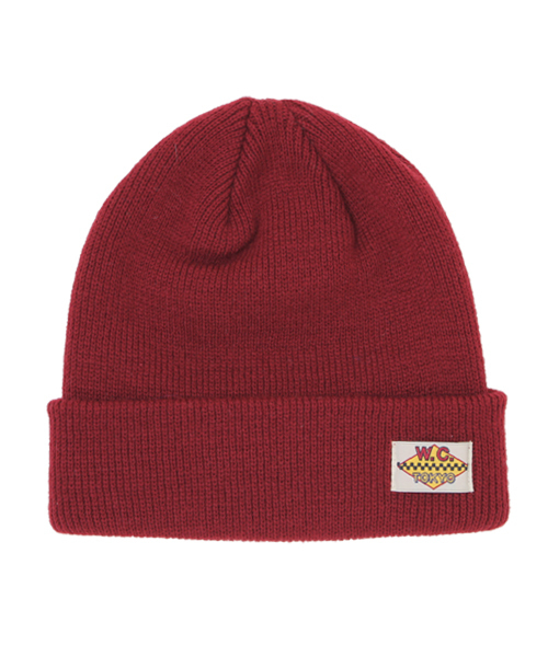 WC(ダブル シー)の「wc/アクリルニットCAP(ニットキャップ/ビーニー・レディース・ホワイト/ブラック/ライトグレー/ブルー/ネイビー/レッド/ワイン/ダークグレー・FREE)」の8枚目の写真