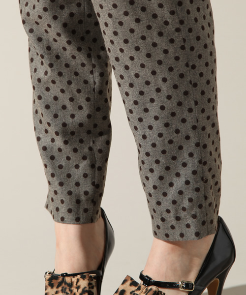 CORTES WORKS（コルテスワークス）の「【NET販売限定】ドット サロペット パンツ（サロペット/オーバーオール・レディース・グレー/ブラウン・36/38）」の8枚目の写真